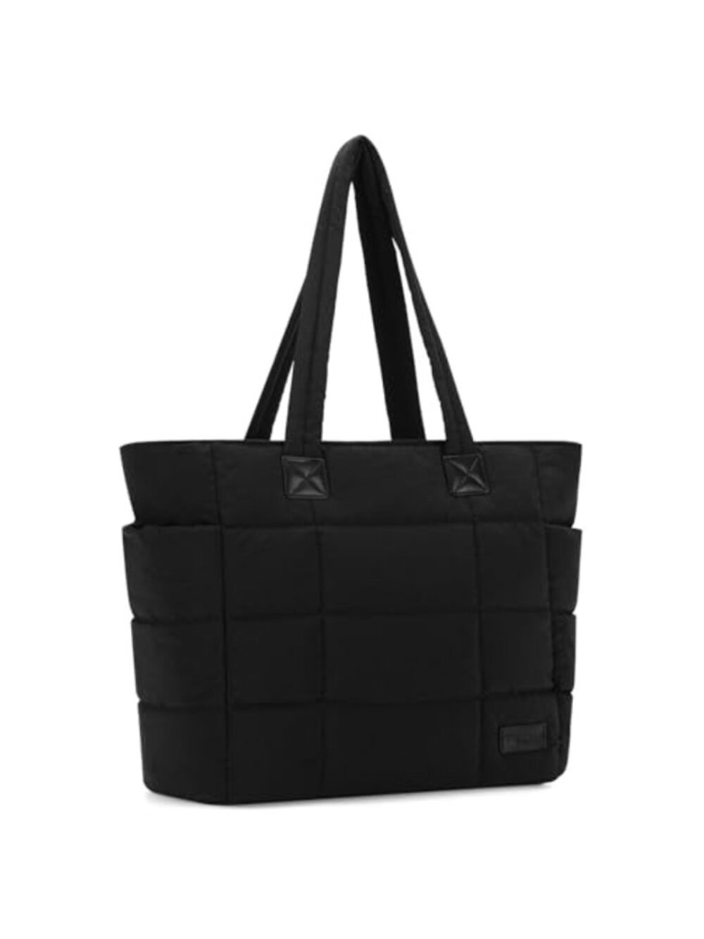 VASCHY Quilted Puffer Tote Bag with Laptop Compartment